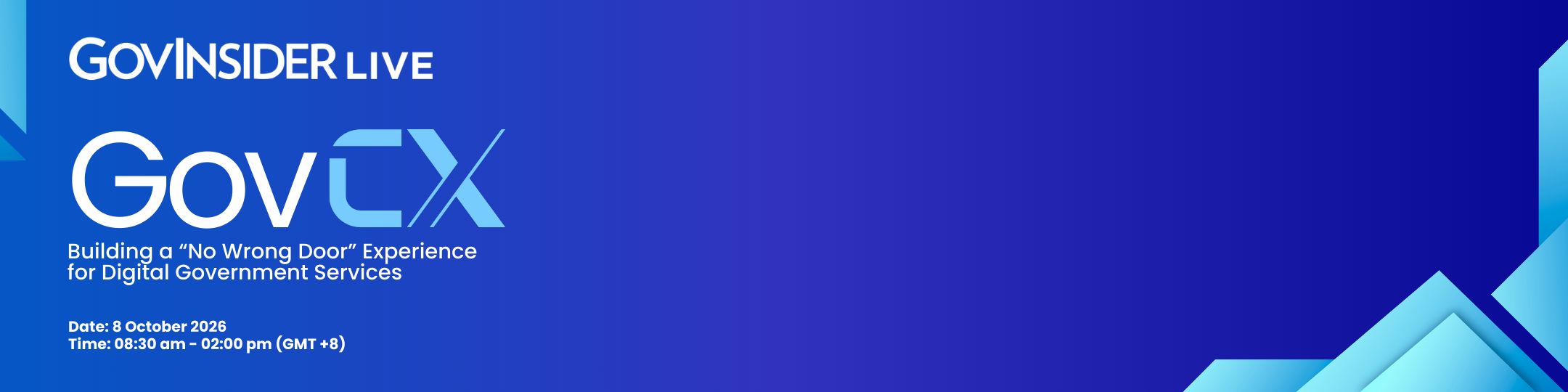 event banner for GovCX 2026